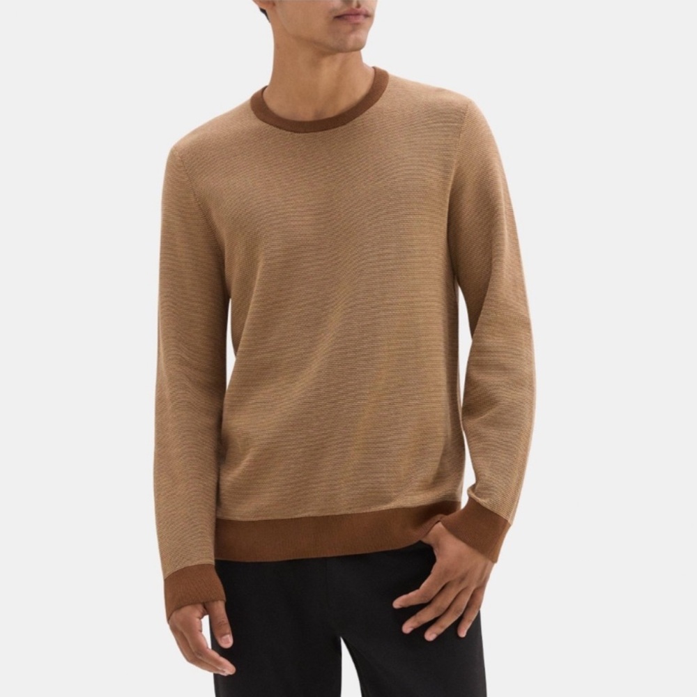 THEORY mens riland pique sweater